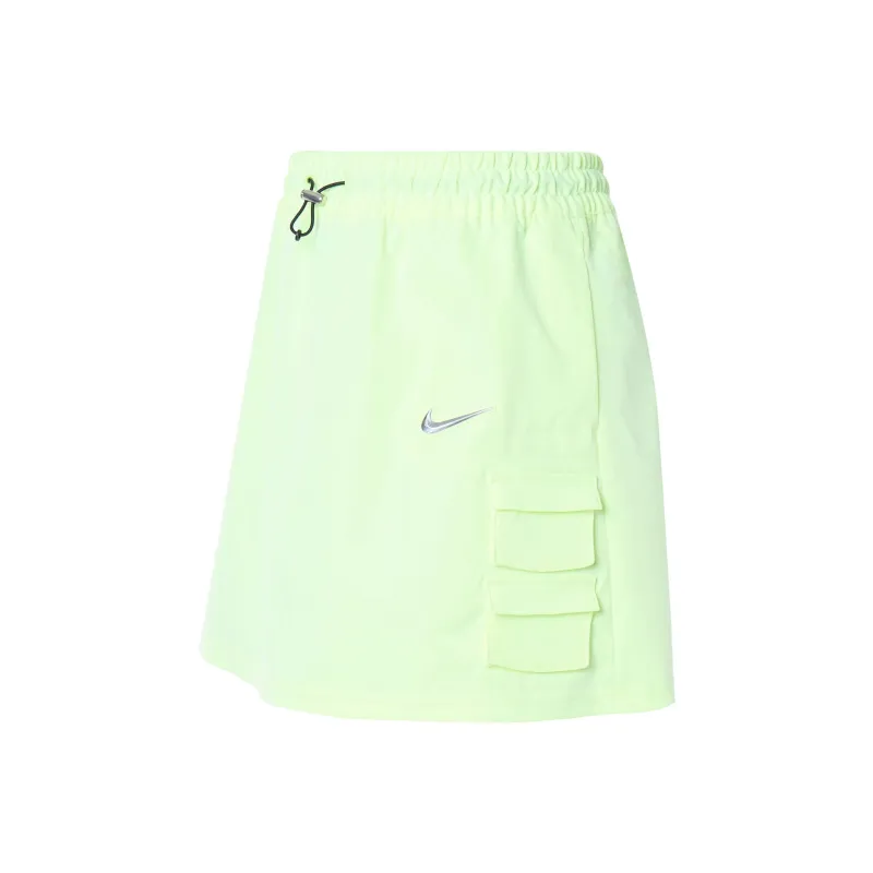 Nike Casual Short Skirts Women's Slight Yellow Green-0