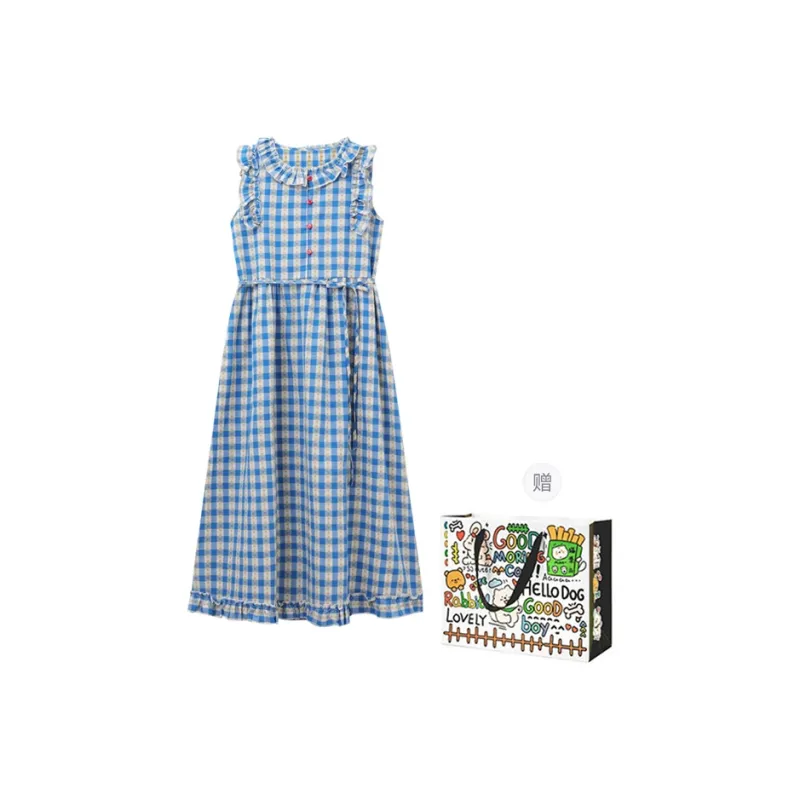 ZVJH Short Sleeved Dresses Women's Blue-0