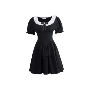 JOSR Short Sleeved Dresses Women's Black