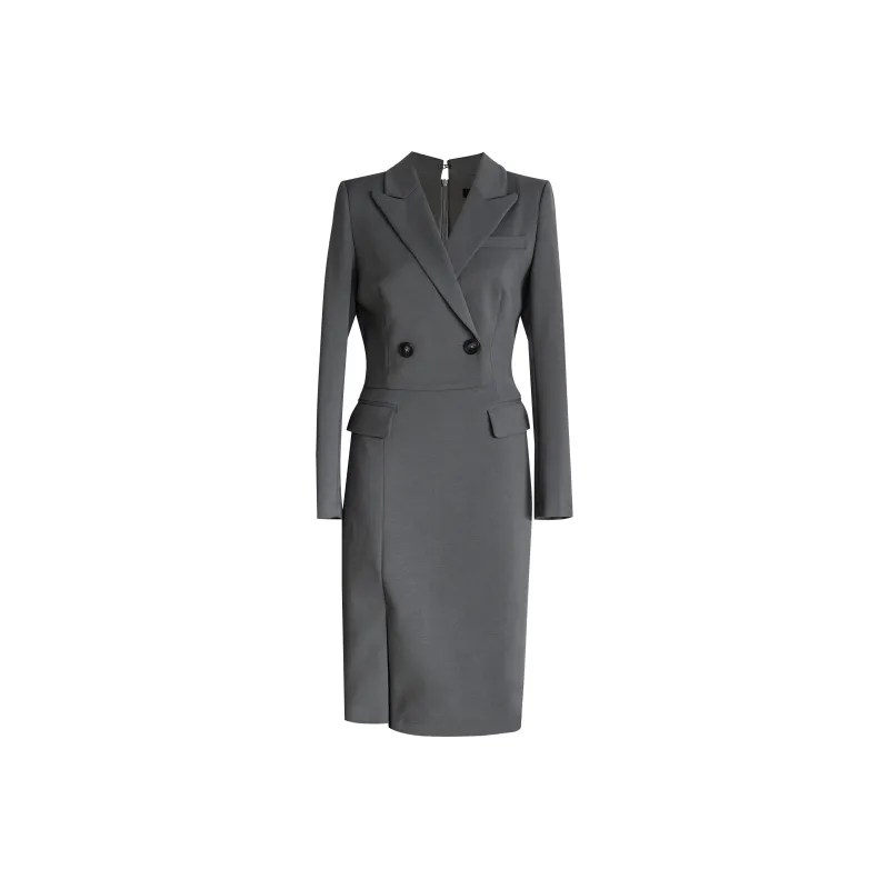 ROEYSHOUSE Long-Sleeved Dresses Women's Dark Gray-0