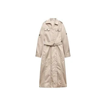 ZARA ZW Series Long Sleeved Dress Women's Yellow
