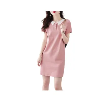 Still Quiet Short-Sleeved Dresses Women's