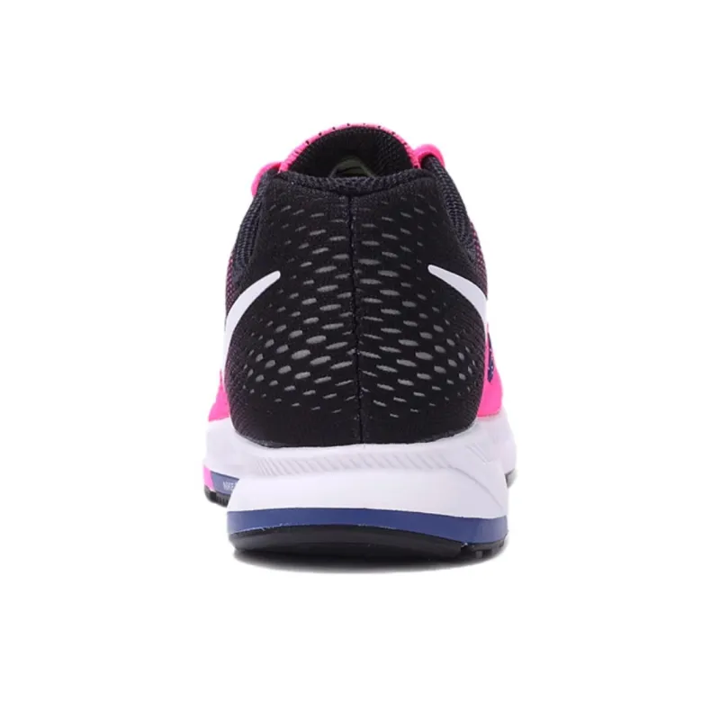 Nike Air Zoom Pegasus 33 Anti Slip Wear Resistant Low Top Running Shoes Women's Pink Black-3