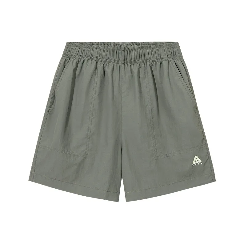 Anta Outdoor Collection Casual Shorts Women's Washed Seaweed Green-0