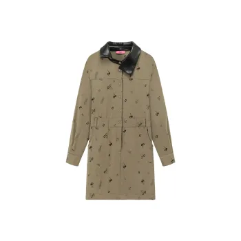 CHUU Long-Sleeved Dresses Women's Mustard Green