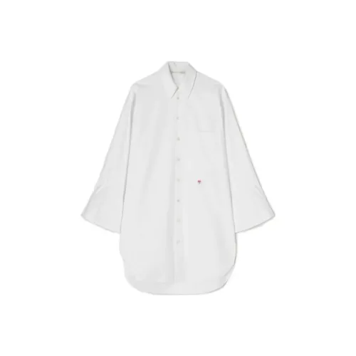 PALM ANGELS Flared Sleeve Buttoned Shirt Dress