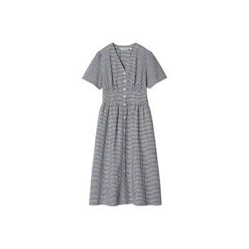 UNIQLO Short Sleeved Dresses Women's Black