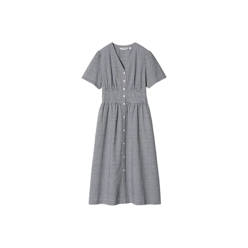 UNIQLO Short Sleeved Dress Women's Black-0