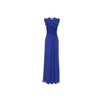 DVF Diane Von Furstenberg Sleeveless Dress Women's Blue