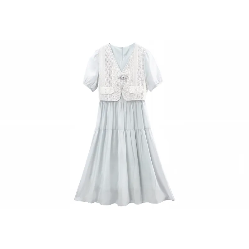 A paradise for awakening Short Sleeved Dresses Women's-0