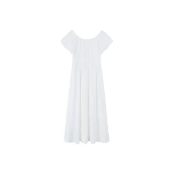 Migu Short Sleeved Dresses Women's White