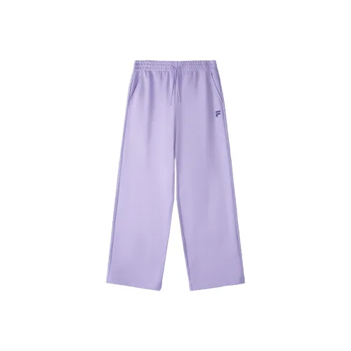 FILA FUSION Knitted Sweatpants Women's Water Smoky Purple