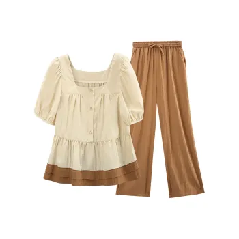 A Paradise For Awakening Casual Suit Women's Coffee