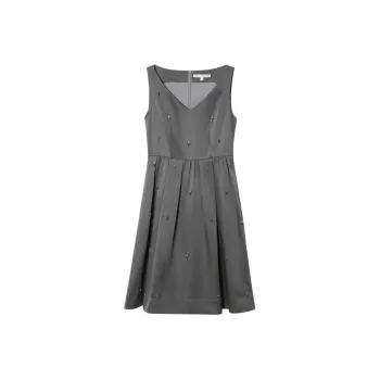 PSALTER Sleeveless Dress Women's Antique Silver
