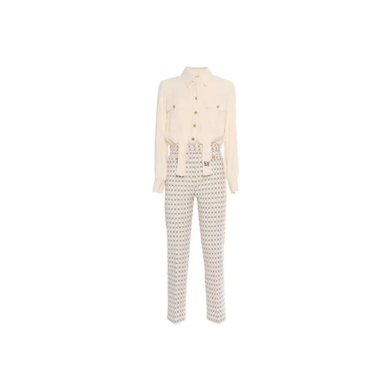 Elisabetta Franchi Stretch Crêpe Jumpsuit-0