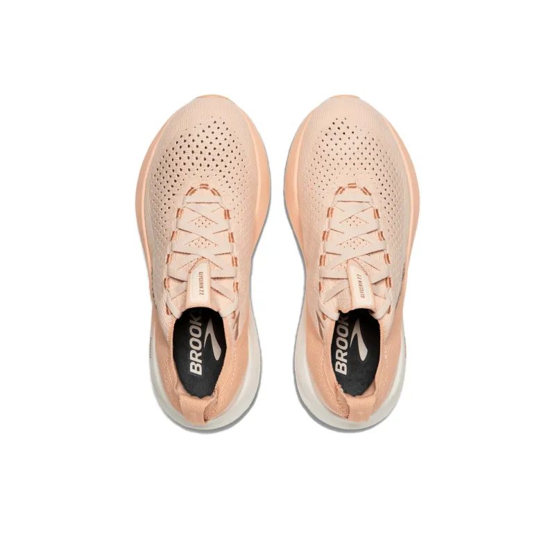 Brooks Glycerin StealthFit 22 Almond Peach Portabella Women's-2