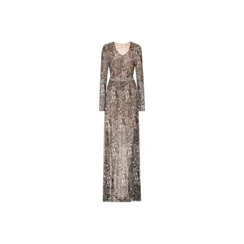 M Missoni Long-Sleeved Dresses Women's Black