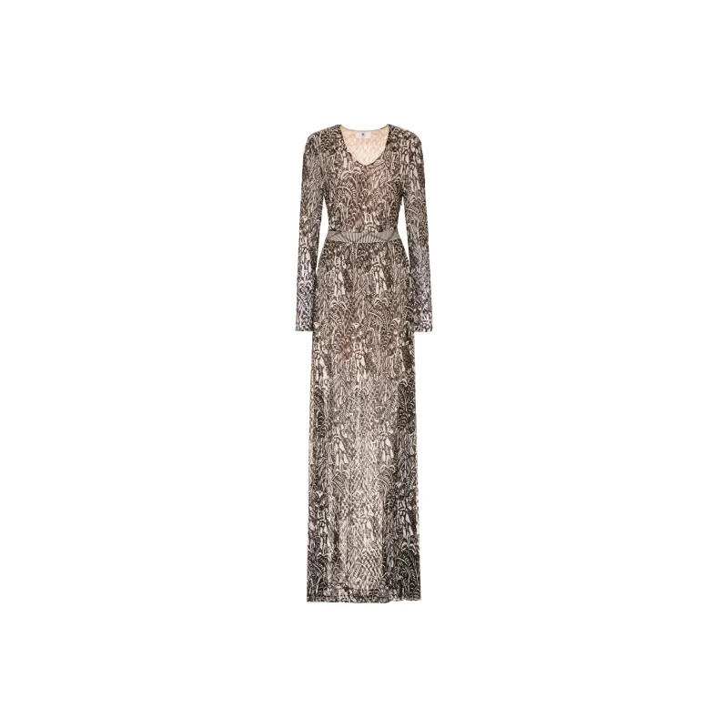 M Missoni Long-Sleeved Dresses Women's Black-0