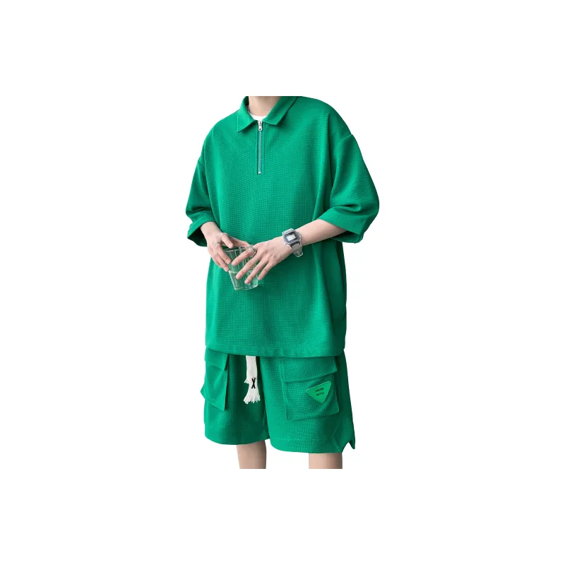 ZWWWZ Shirt Matching Set Unisex-1