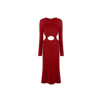 Reformation Long-Sleeved Dresses Women's Red