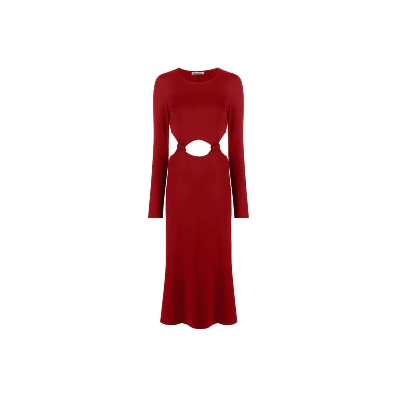 Reformation Long-Sleeved Dresses Women's Red-0