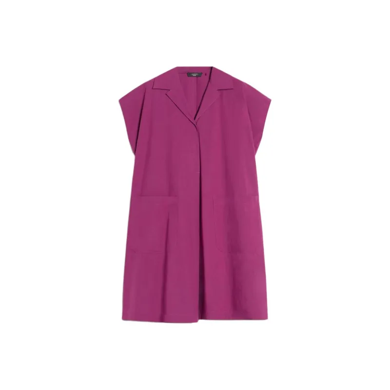 WEEKEND MaxMara Short Sleeved Dress Women's Purple-0