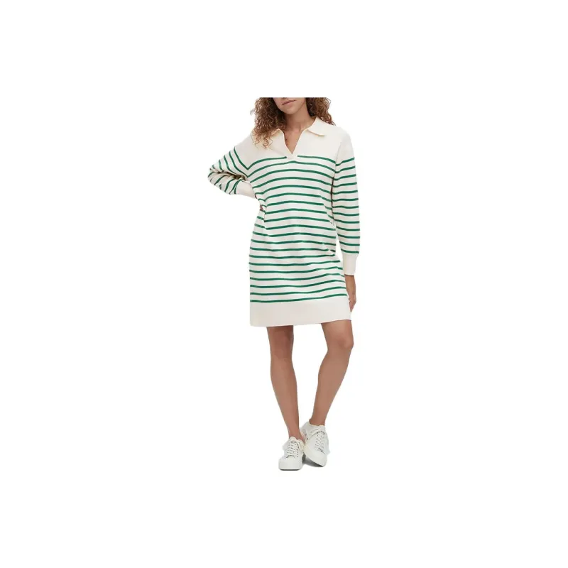 UNIQLO Long-Sleeved Dresses Women's Turquoise-0