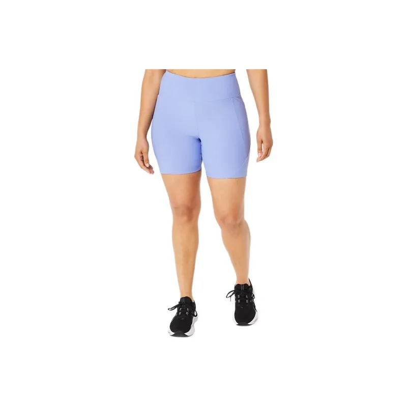 Asics Rib Bike Short Casual Shorts Women's Purple-0