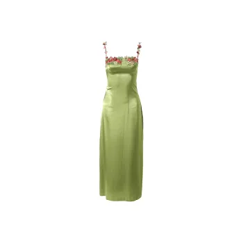 JOSR Slip Dresses Women's Green