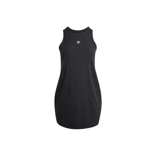 Adidas Originals Essentials Rib Tank Dress Plus Size