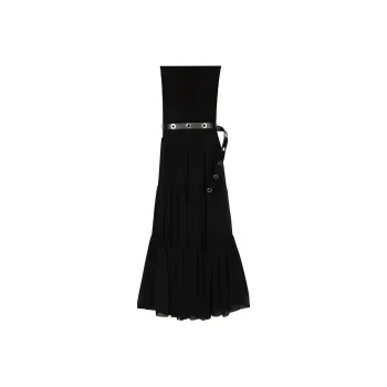 MICHAEL KORS SS24 Sleeveless Dress Women's Black