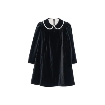 COACH Long Sleeved Dresses Women's Black