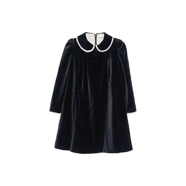 COACH Long Sleeved Dresses Women's Black-0