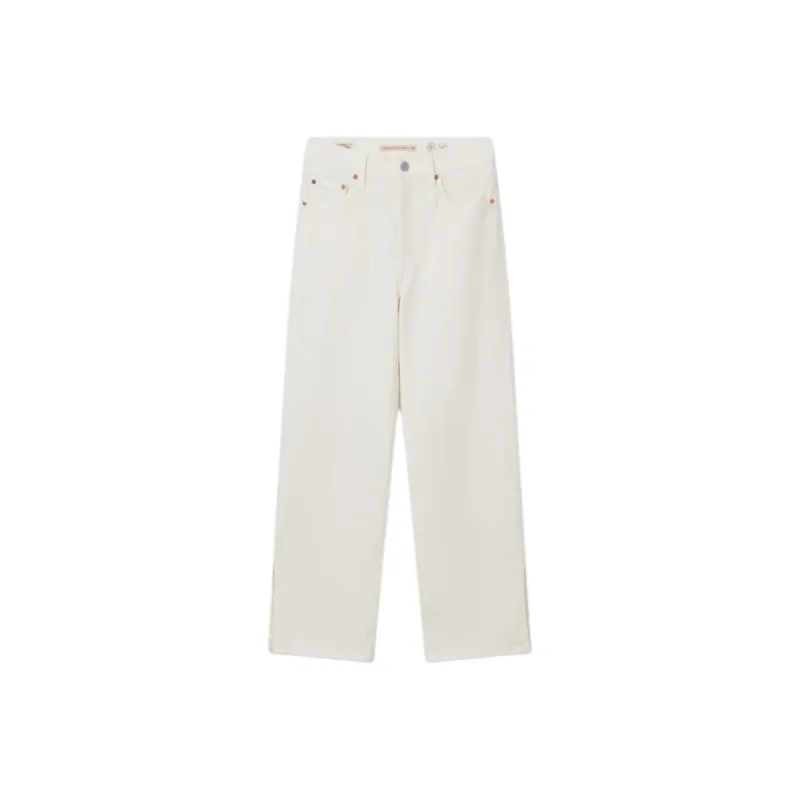 Levis Jeans Women's White-0