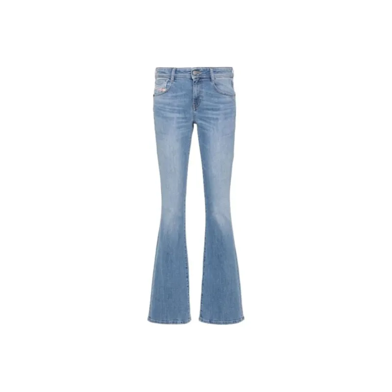 DIESEL Women's 1969 D Ebbey Slim Bootcut Jeans Light Blue-0