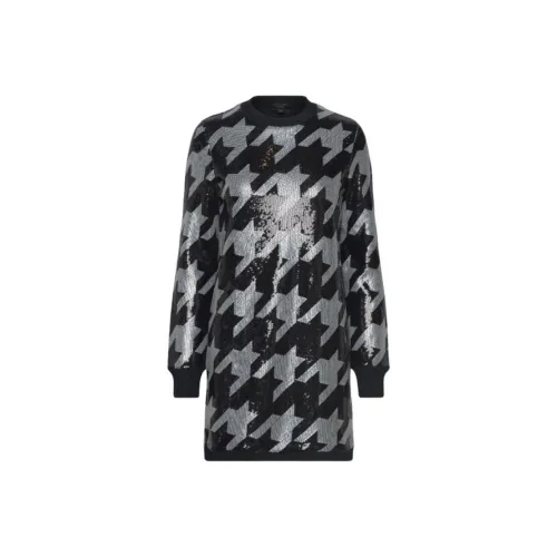ALLSAINTS Long-Sleeved Dresses Women's Black White