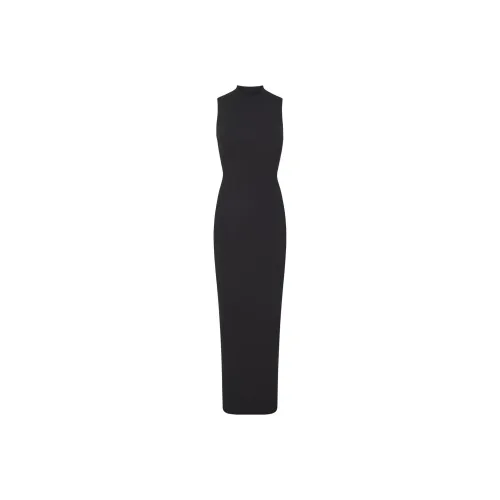 SKIMS FITS EVERYBODY SLEEVELESS MOCK NECK DRESS Sleeveless Dress Women's ONYX/Onyx