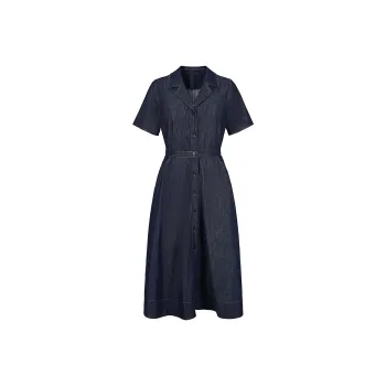 JZ. ANNAKRO Short Sleeved Dress Women's Dark Blue