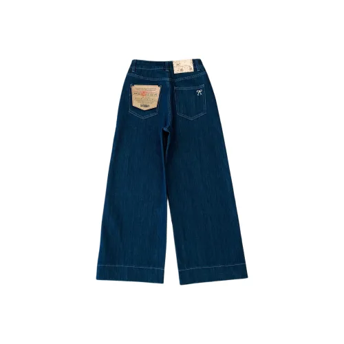 OUBO Jeans Women's Blue