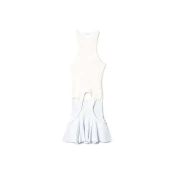 OFF-WHITE Racerback Flared Minidress