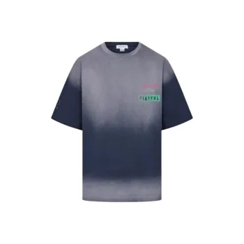 URBAN REVIVO T Shirts Men Royal Blue