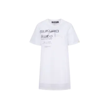EVISU Short Sleeved Dresses Women's White