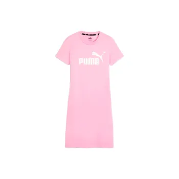 PUMA Vestido De Camiseta De Corte Entallado Essentials Para Mujer