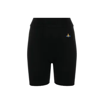 Vivienne Westwood Bea Logo Embroidered Shorts