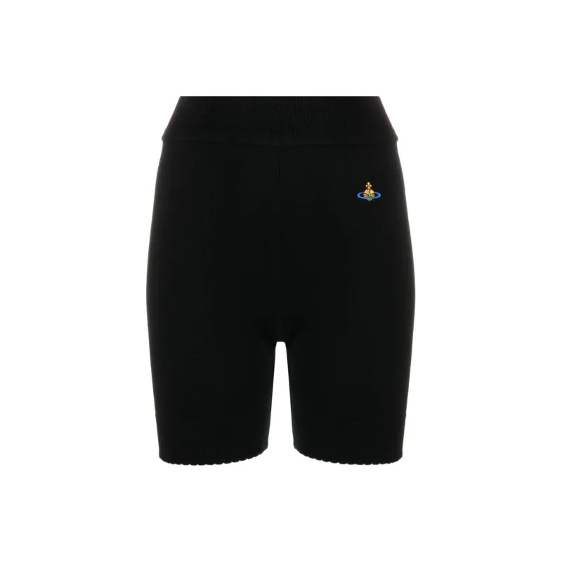 Vivienne Westwood Bea Logo Embroidered Shorts-0