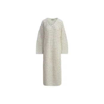 HOLZWEILER Long Sleeved Dress Women's White