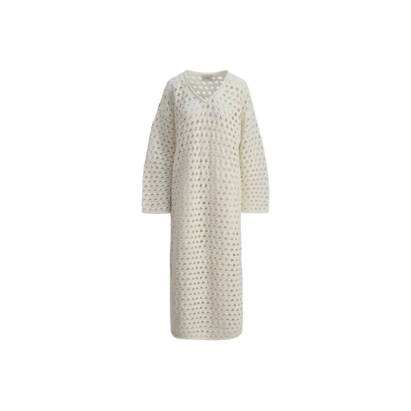 HOLZWEILER Long Sleeved Dress Women's White-0