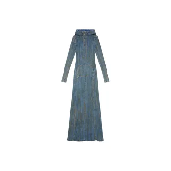 DIESEL Long-Sleeved Dresses Women's Blue