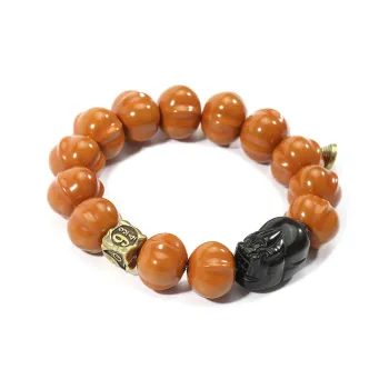 MUUSI Monkey Head Walnut Bracelets Unisex