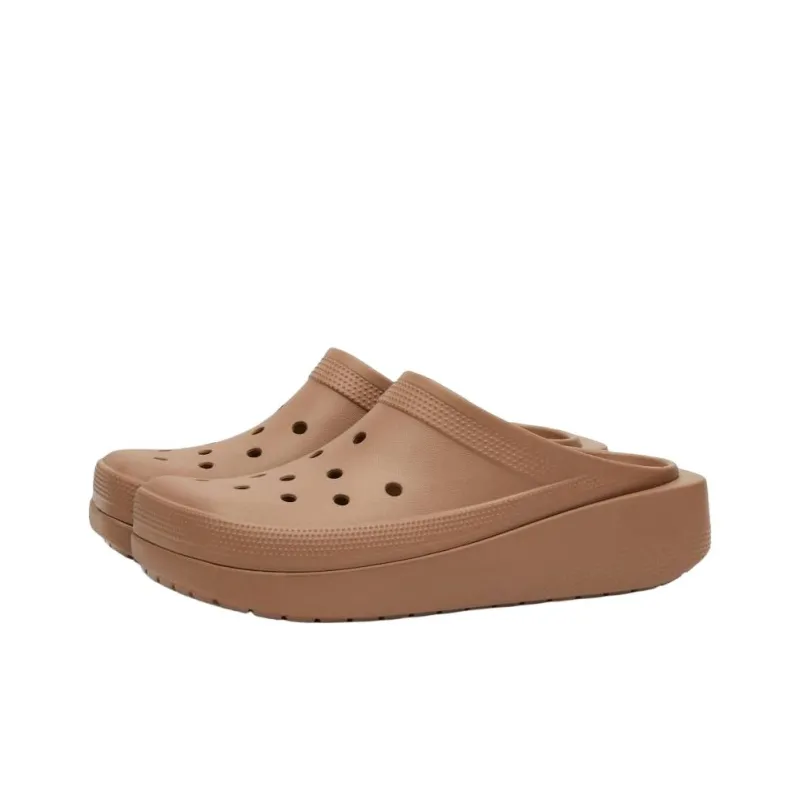 Crocs Blunt Toe Clog Clogs Unisex Brown-1